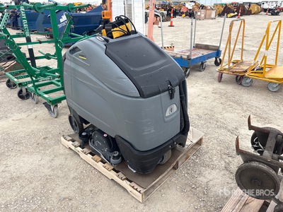 2023 Factory Cat 350 Ride-On Electric Sweeper