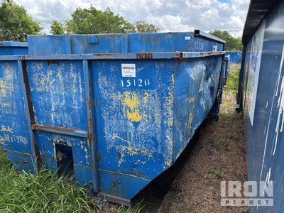 Quantity of (2) 12 ft 15 cyd Roll-Off Containers