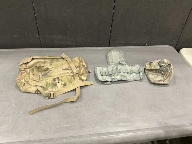 (22) Individual First Aid Kit Pouches, (6) Waist Packs & Assorted Items