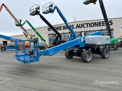 2017 Genie S-60X 4WD Diesel Telescopic Boom Lift