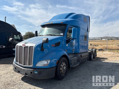 2020 Peterbilt 579 6x4 تراكتور شاحنة كابينة النوم (ثنائية المحور)