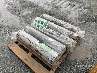 Quantity of (5) 300 ft x 6 ft Woven Landscape Fabric