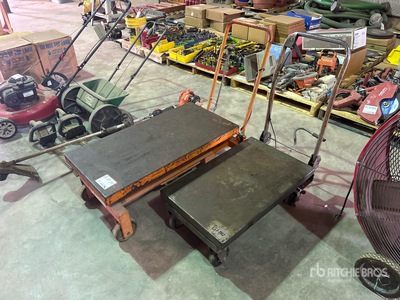 Quantity of (2) Platform Carts Articoli da ferramenta e di consumo