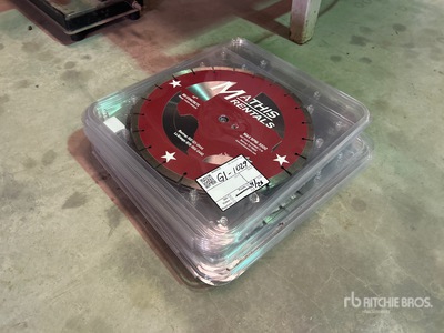 Quantity of 14 in Concrete Saw Blades Utensili (Unused)