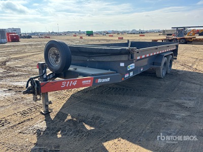 2019 Brandt UBD816 16 ft T/A Remorque à Benne Utilitaire
