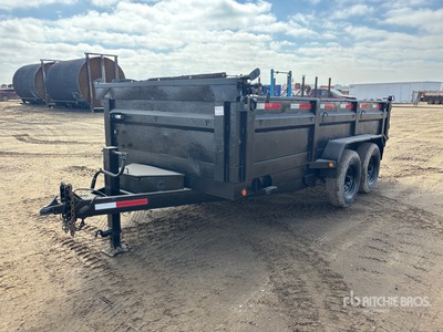 2014 Maxey 14 ft T/A Remorque à Benne Utilitaire