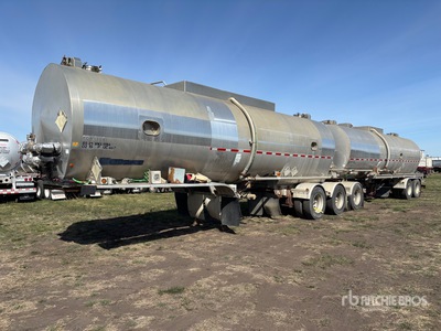 2009 Heil 7900 gal Super B-Train Lead Tanker Trailer