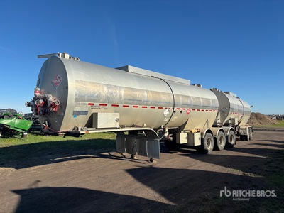 2012 Heil 8635 gal Super B-Train Lead Crude Tanker Trailer