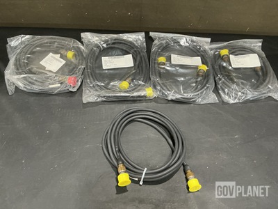 (5) KVH Industries 320495-15 Cable Assemblies