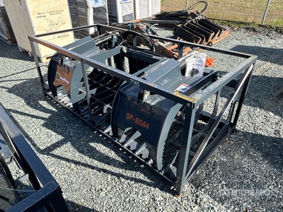 StanForge SP100A 84 in Skeleton Skid Steer Grapple (Unused)