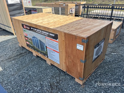 StanForge MS2020 20 ft x 20 ft Metal Garage Shed (Unused)