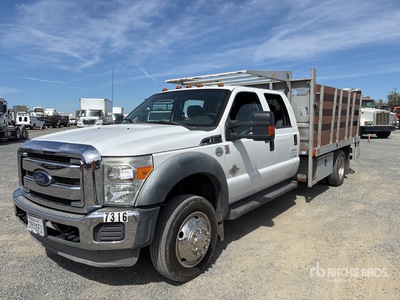 2012 Ford F-550 4x2 Flatbed Truck