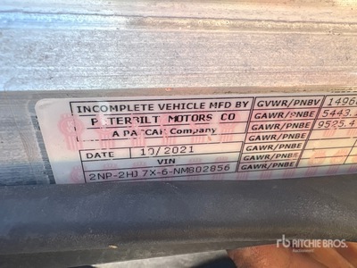 2022 Peterbilt 337 4x2 Camion de servicios