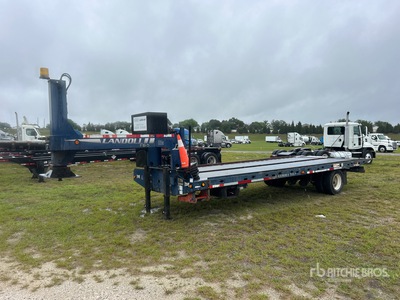 2015 Landoll 342 24 ft S/A Sliding Axle Trailer