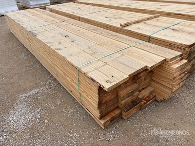 Quantity of (64) 2x12x18 SYP #2 Btr Lumber (Unused)