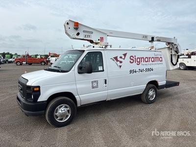 2011 ETI ETT29SNV 29 ft on 2011 Ford E-350 4x2 Van Mounted Aerial Lift