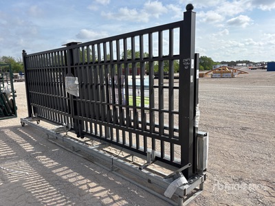 Quantity of (2) 20 ft Bi-Parting Farm Metal Driveway Gate (Unused)