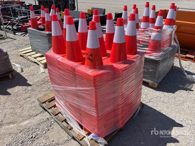 Quantity of (250) TC-PVC45R 45 cm Traffic Cones (Unused)
