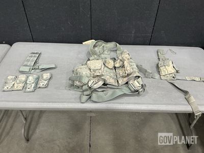 (1) Thigh Holster, (1) Survival Vest, (20) Pistolman Sets & Assorted Items