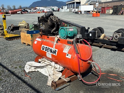 2003 Devair LD-447-120 Skid-Mounted Electric 120 gal Compresor de aire