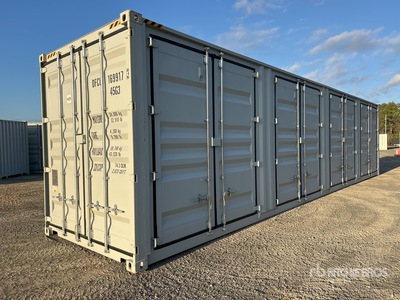 2025 40 ft High Cube Multi-Door Storage Container