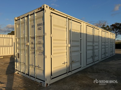 2025 40 ft High Cube Multi-Door Storage Container