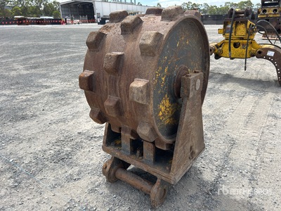 500 mm Q/C Excavator Compaction Wheel - Fits 22 - 25 Ton