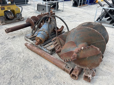 Augertorque Q/C Drive Head, Augers & Excavator Auger - Fits 22 - 25 Ton