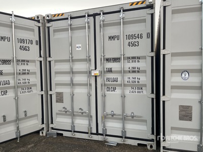 2026 40 ft High Cube Multi-Door Contenedor de almacenamiento