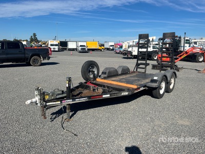 2018 Pratt CP0510 10 ft T/A Equipment Trailer