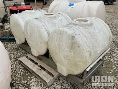 Triple spray tank 300 gal Skid-Mounted Tank