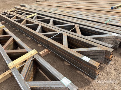 Quantity of 18 in x 20 ft Metal Trusses