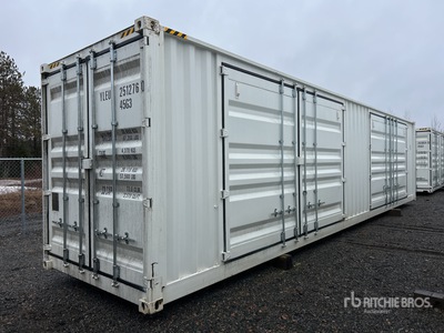 2025 40 ft High Cube Multi-Door Storage Container