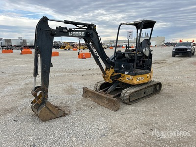 2015 John Deere 27D Mini-pelle