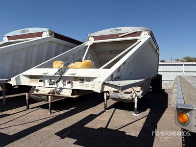 2018 CTS 40 ft T/A Belly Dump Trailer