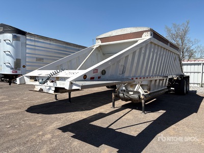 2018 CTS 40 ft T/A Belly Dump Trailer