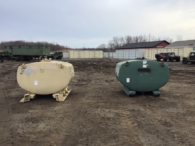 (2) Assorted 600 Gallon Fuel Tanks