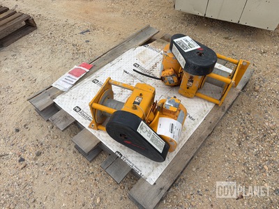 (2) Ingersoll-Rand EBT2000B20-5-4 Electric Winches