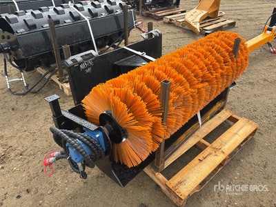 2026 GIYI GY-SE61 61 in Skid Steer Broom (Unused)