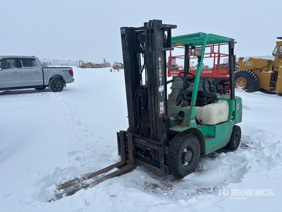 1996 Mitsubishi FG25 5000 lb Pneumatic Tire Forklift (Inoperable)