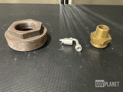 (209) Straight Pipe Adapters, (48) Tube to Hose Elbows & Assorted Items