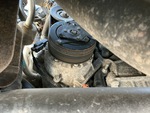 Engine with A/C Compressor