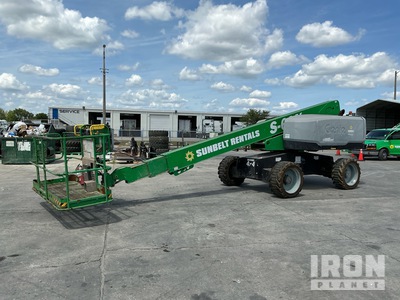 2017 Genie S-60X 4WD Diesel Telescopic Boom Lift