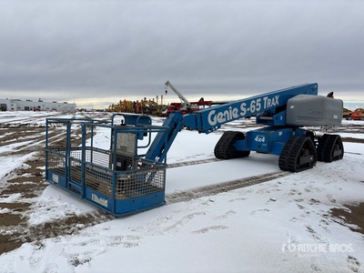 2012 Genie S-65TRAX Crawler Diesel Telescopic Boom Lift
