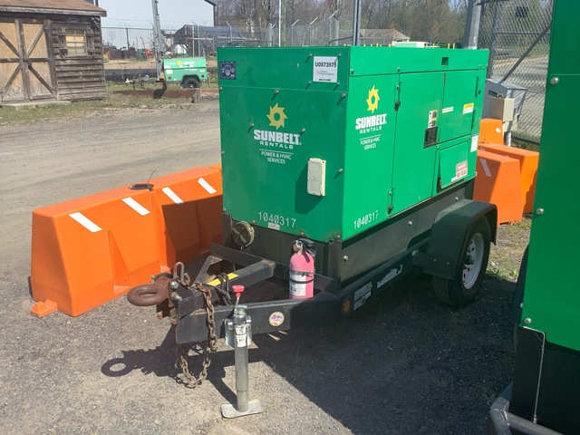 2017 Multiquip Whisperwatt DCA-25SSIU4F 20 kW Mobile Generator Set