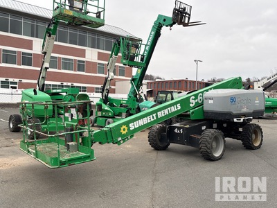 2016 Genie S60X 4WD Diesel Telescopic Boom Lift