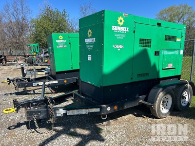 2016 Multiquip DCA-70SSIU4F 70 kVA Mobile Generator Set