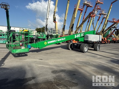 2018 Genie S-80XC 4WD Diesel Telescopic Boom Lift