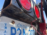 Trailer Chassis with License Plate Light Functional