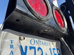 Trailer Chassis with License Plate Light Functional